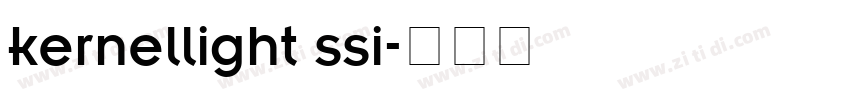 kernellight ssi字体转换